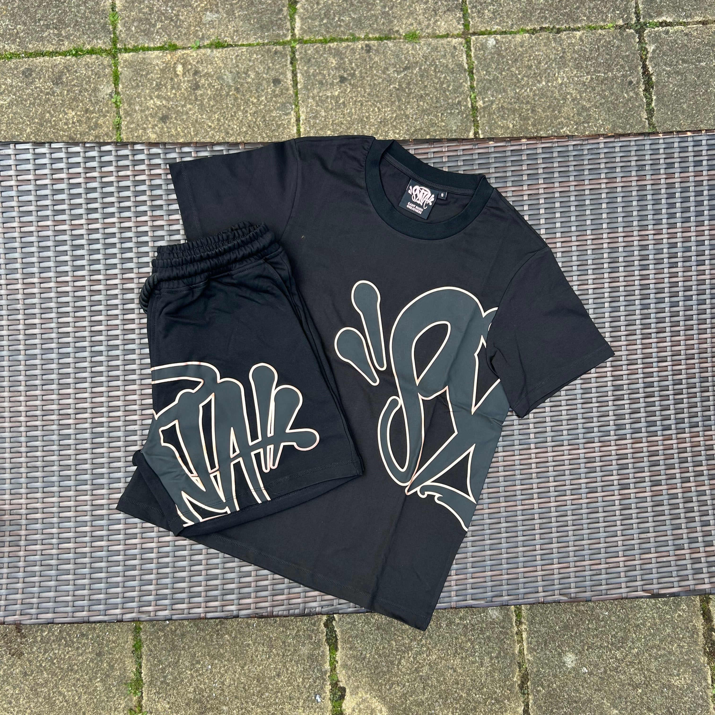Syna World Black/Rose Gold "CRG" Shorts Set