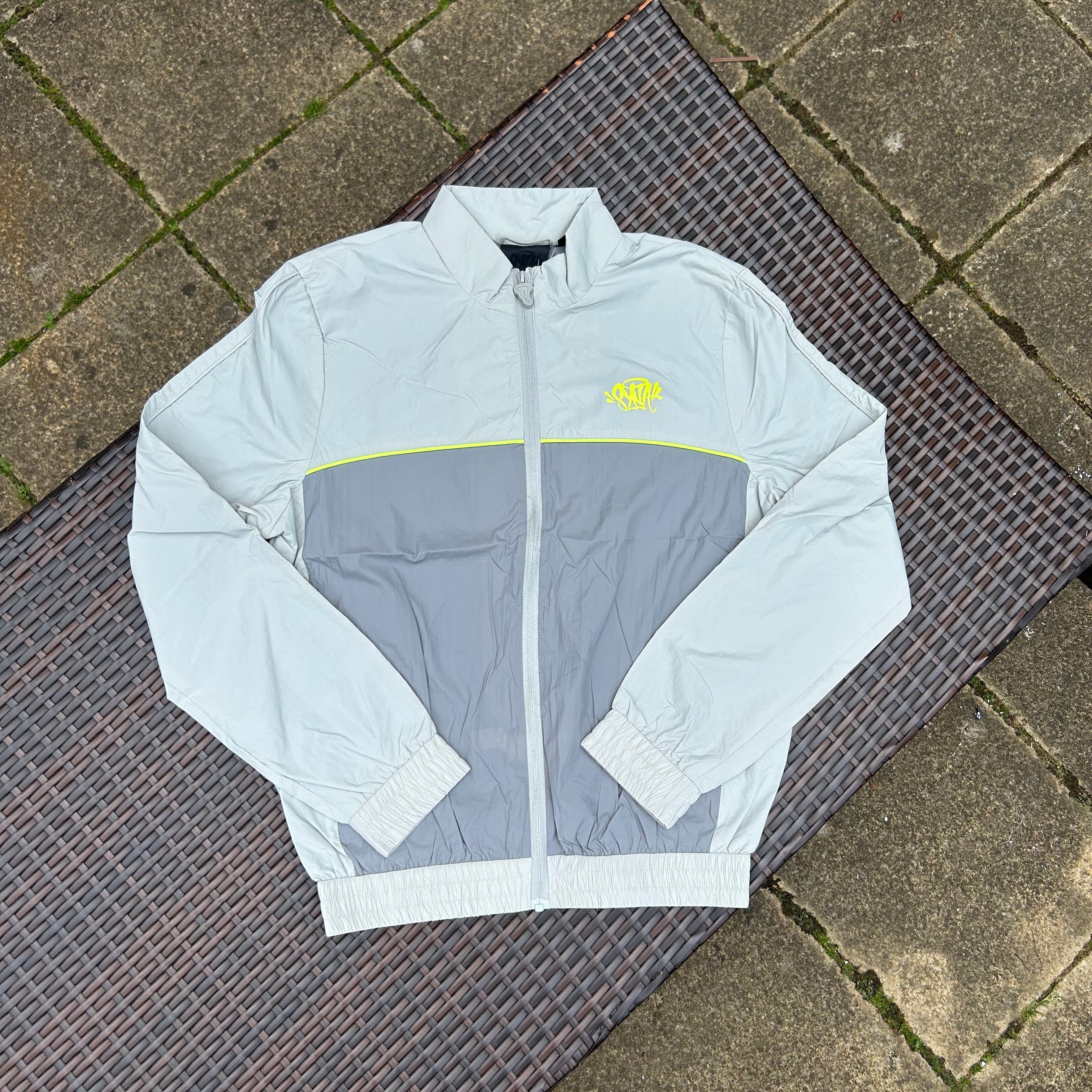 Syna World Light Grey/Volt "Logo Shell" Tracksuit