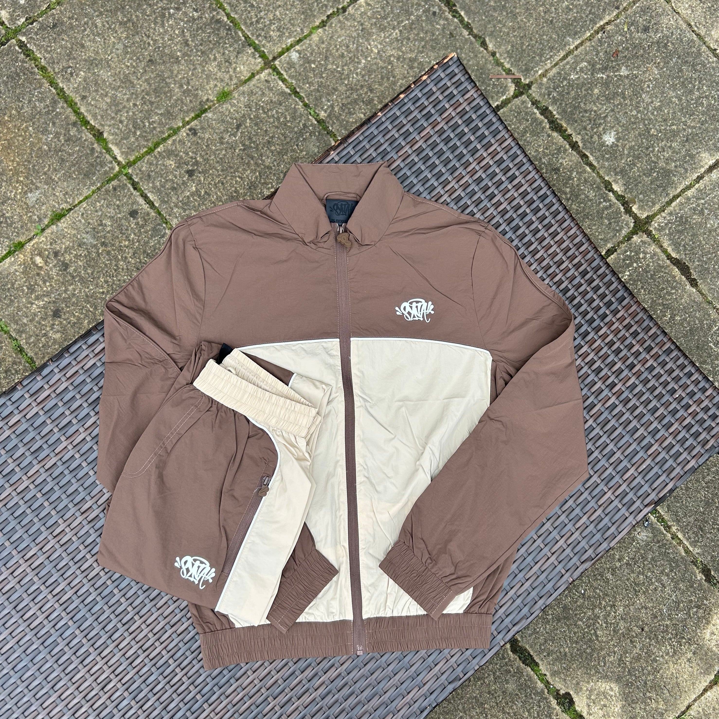 Syna World Beige/Brown "Logo Shell" Tracksuit
