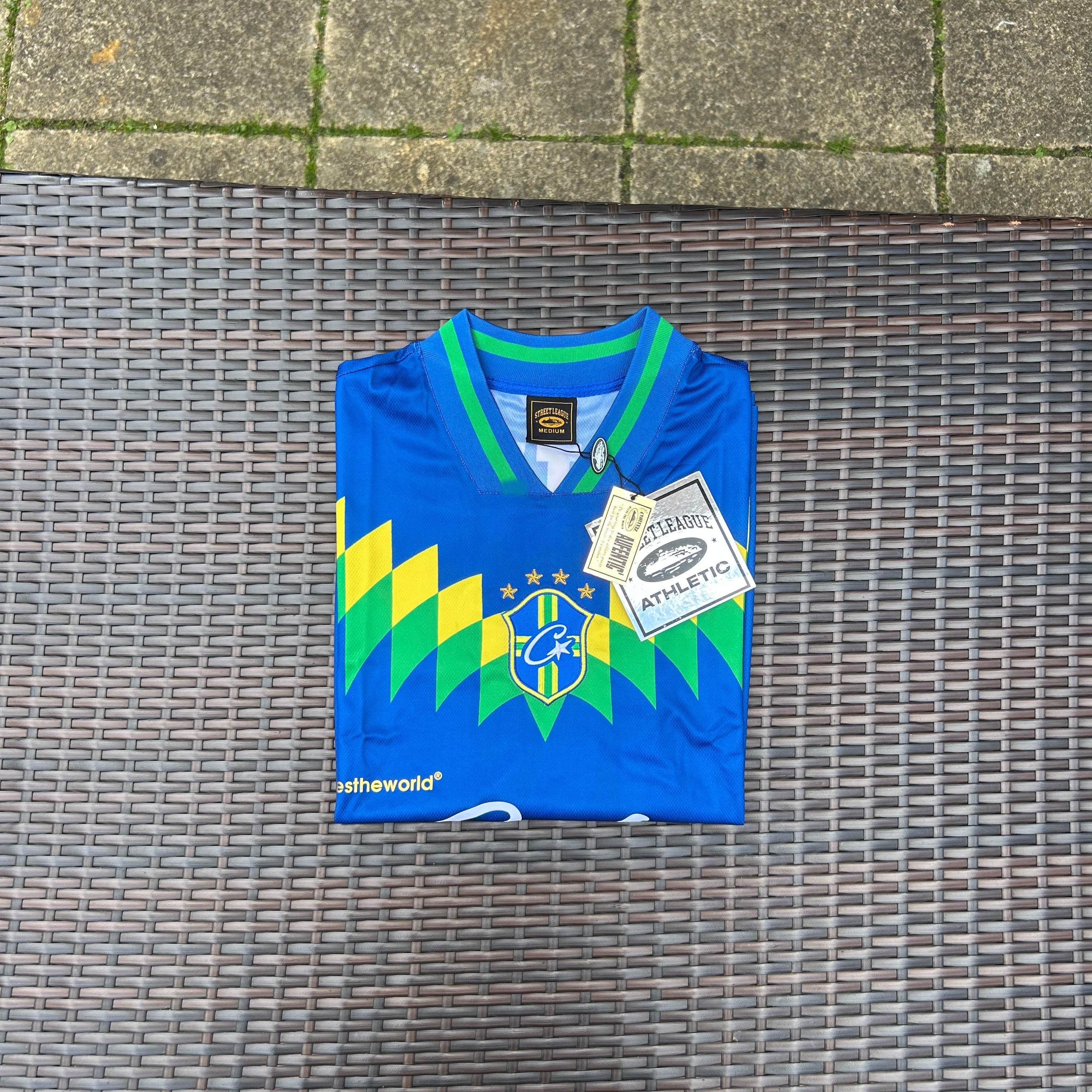 Corteiz RTW Blue Club America Brasil Jersey