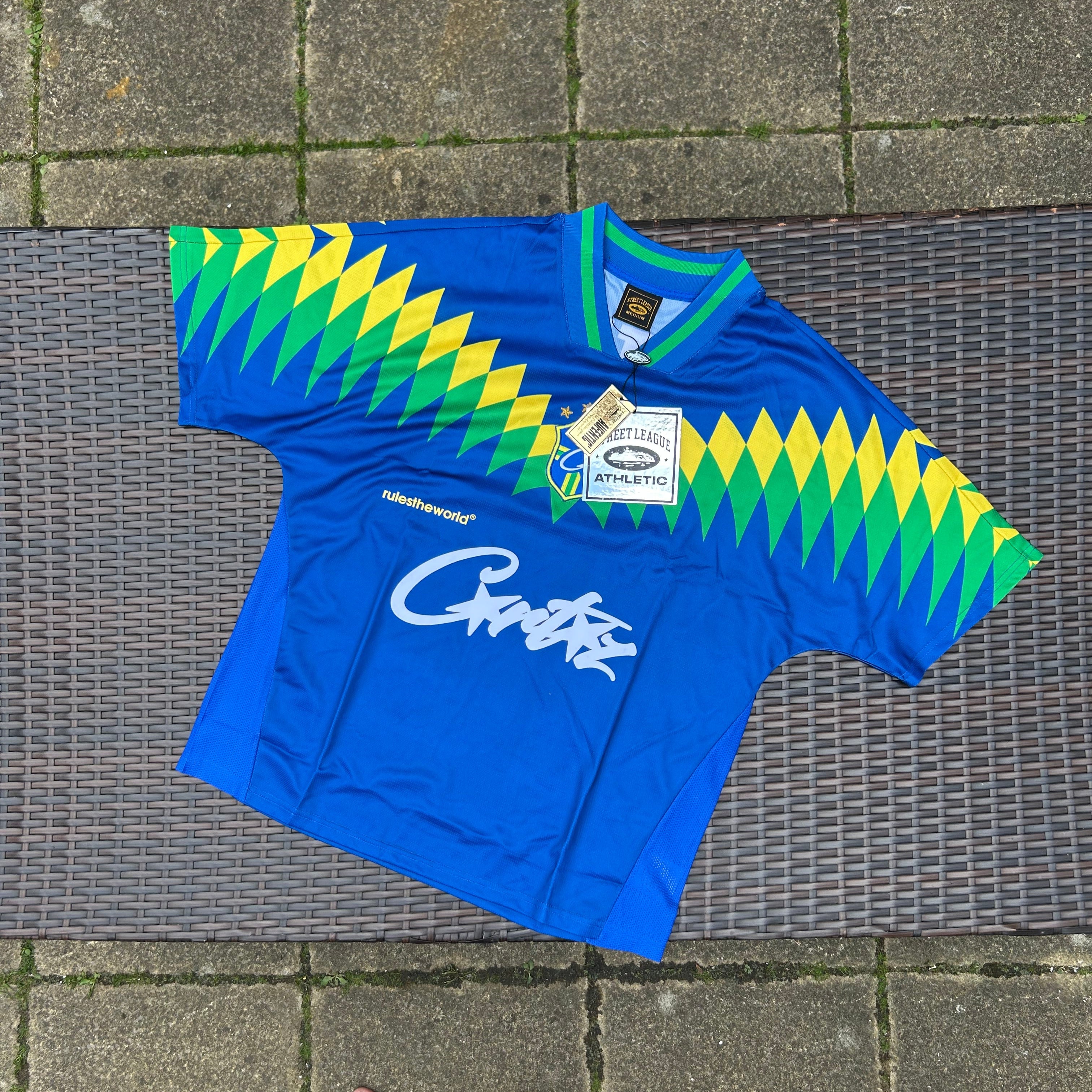 Corteiz RTW Blue Club America Brasil Jersey