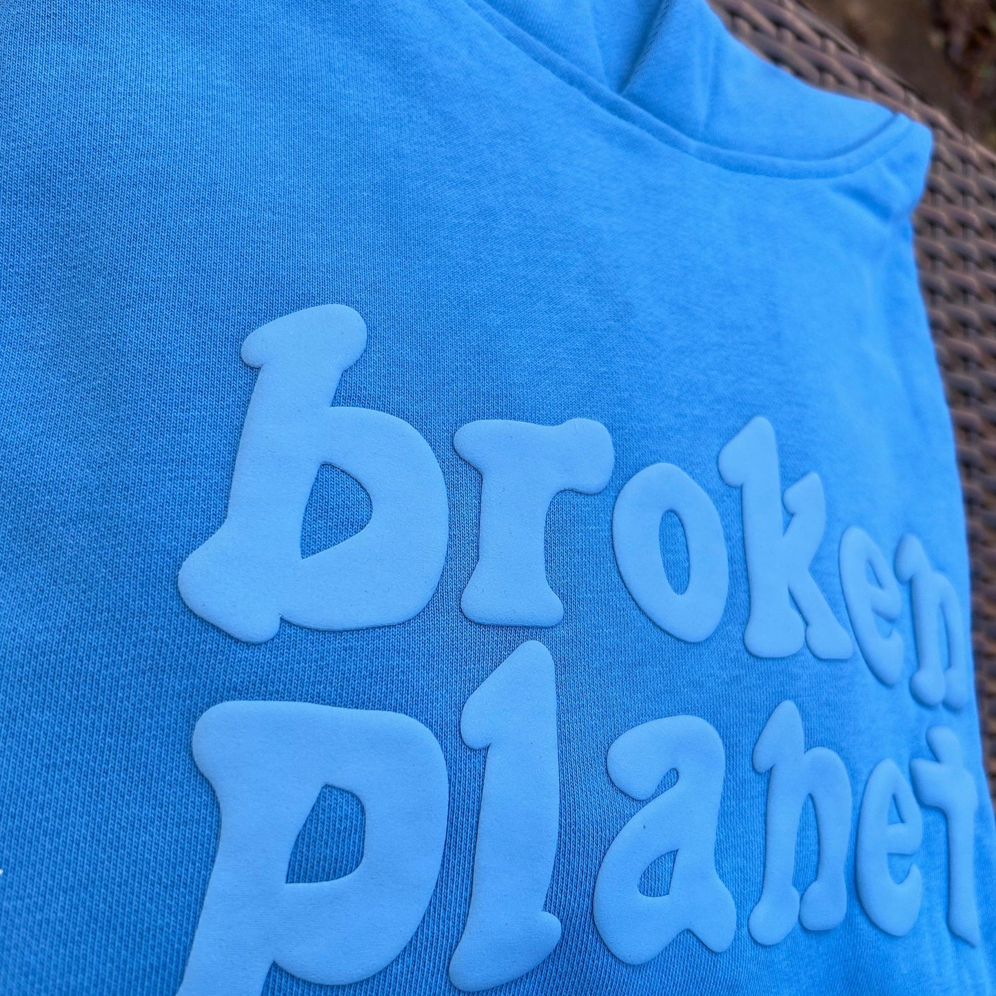 Broken Planet "Monochrome Cobalt Hoodie"