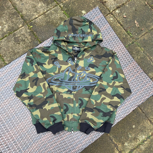 Broken Planet "Camo" Zip-Up Hoodie