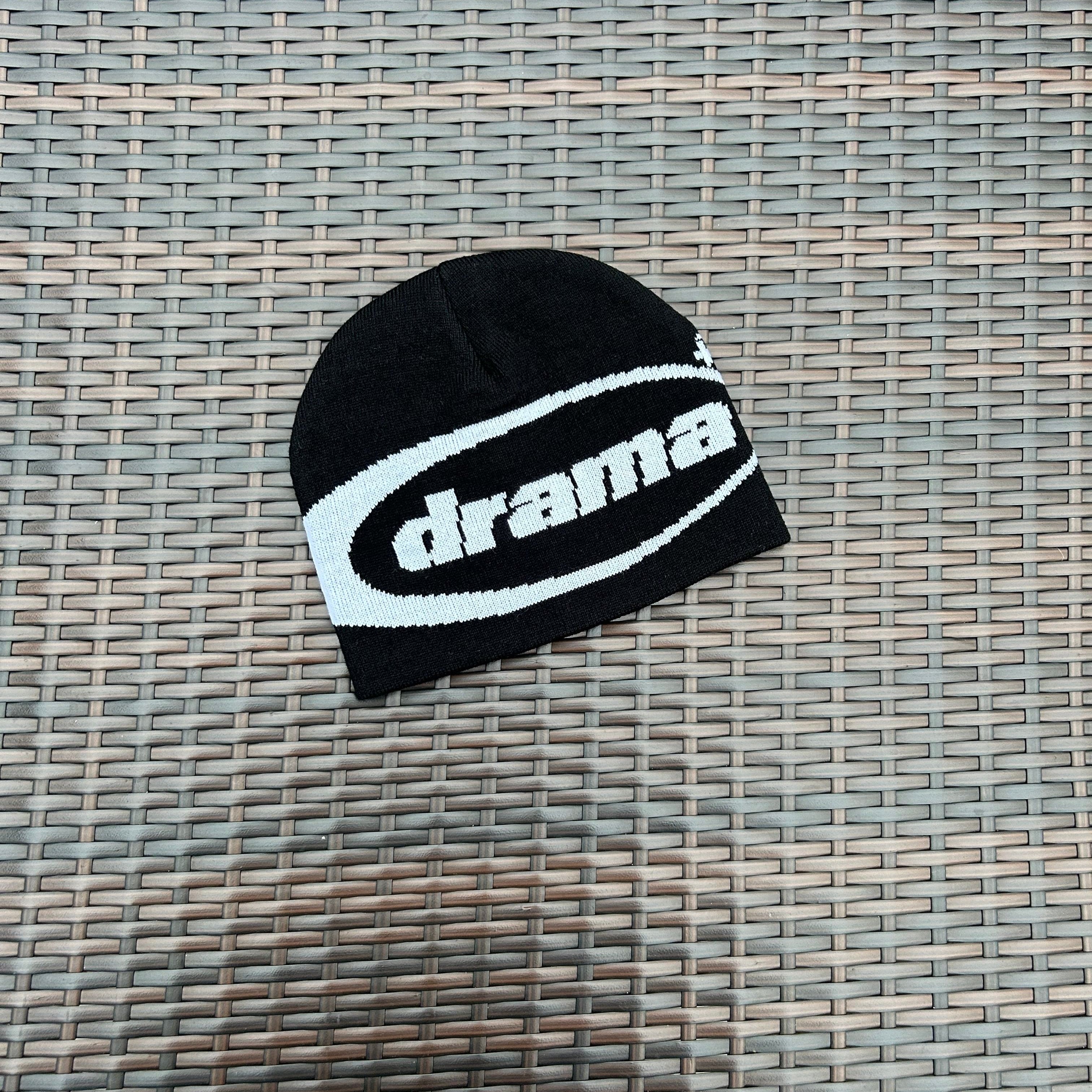 Drama Call Black/White Beanie