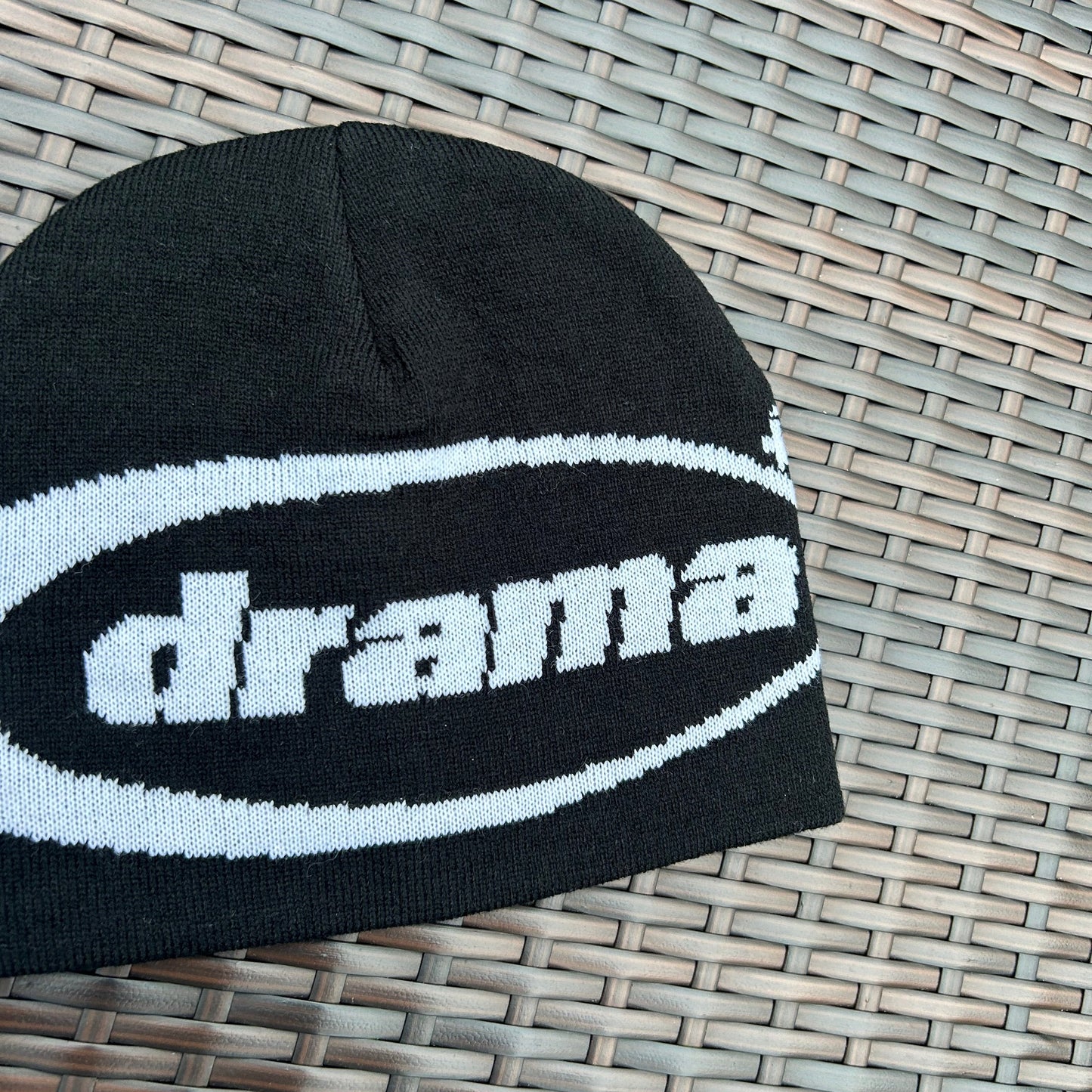 Drama Call Black/White Beanie