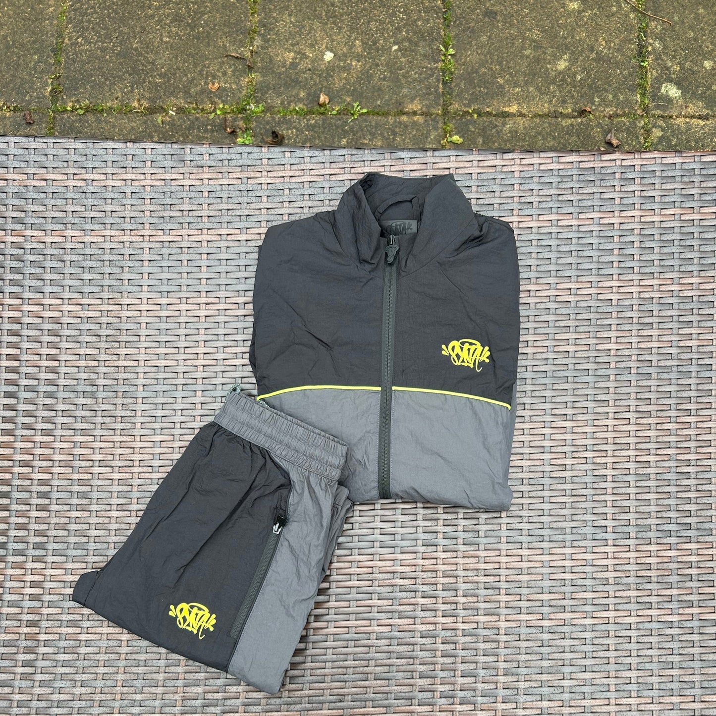 Syna World Black/Grey "Logo Shell" Tracksuit