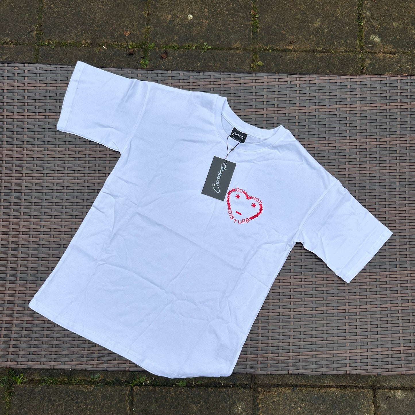 Carsicko White/Red T Shirt