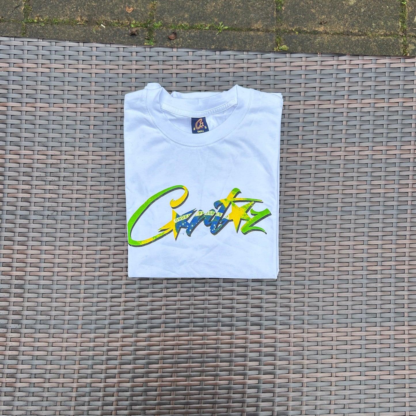 Corteiz White "Brasil" T Shirt