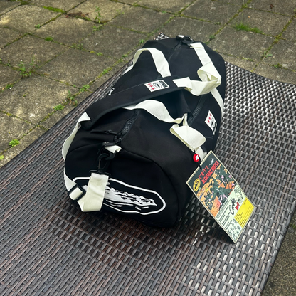 Corteiz Black/White HMP Duffle Bag