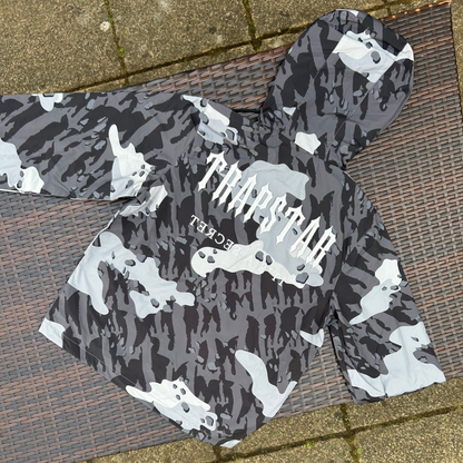 Trapstar Decoded Black/White Camo Windbreaker