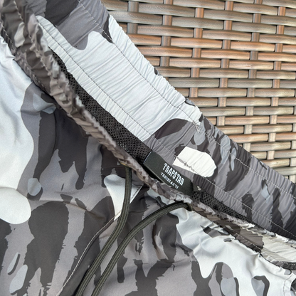 Trapstar Decoded Black/White Camo Shorts