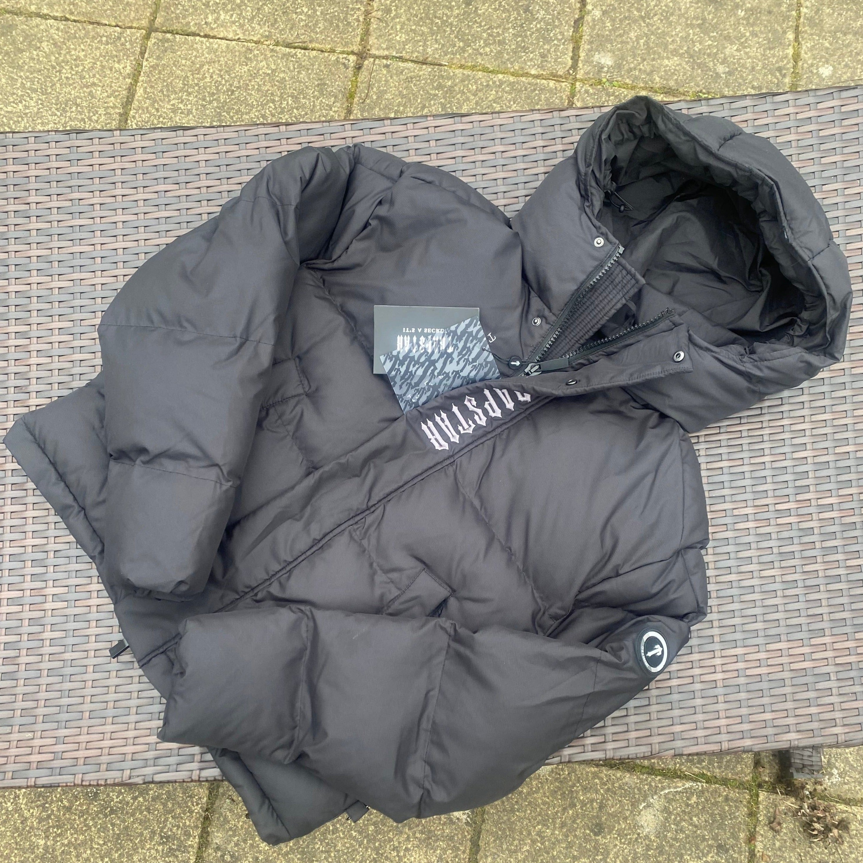 Trapstar Black "Decoded" Puffer Jacket 2.0